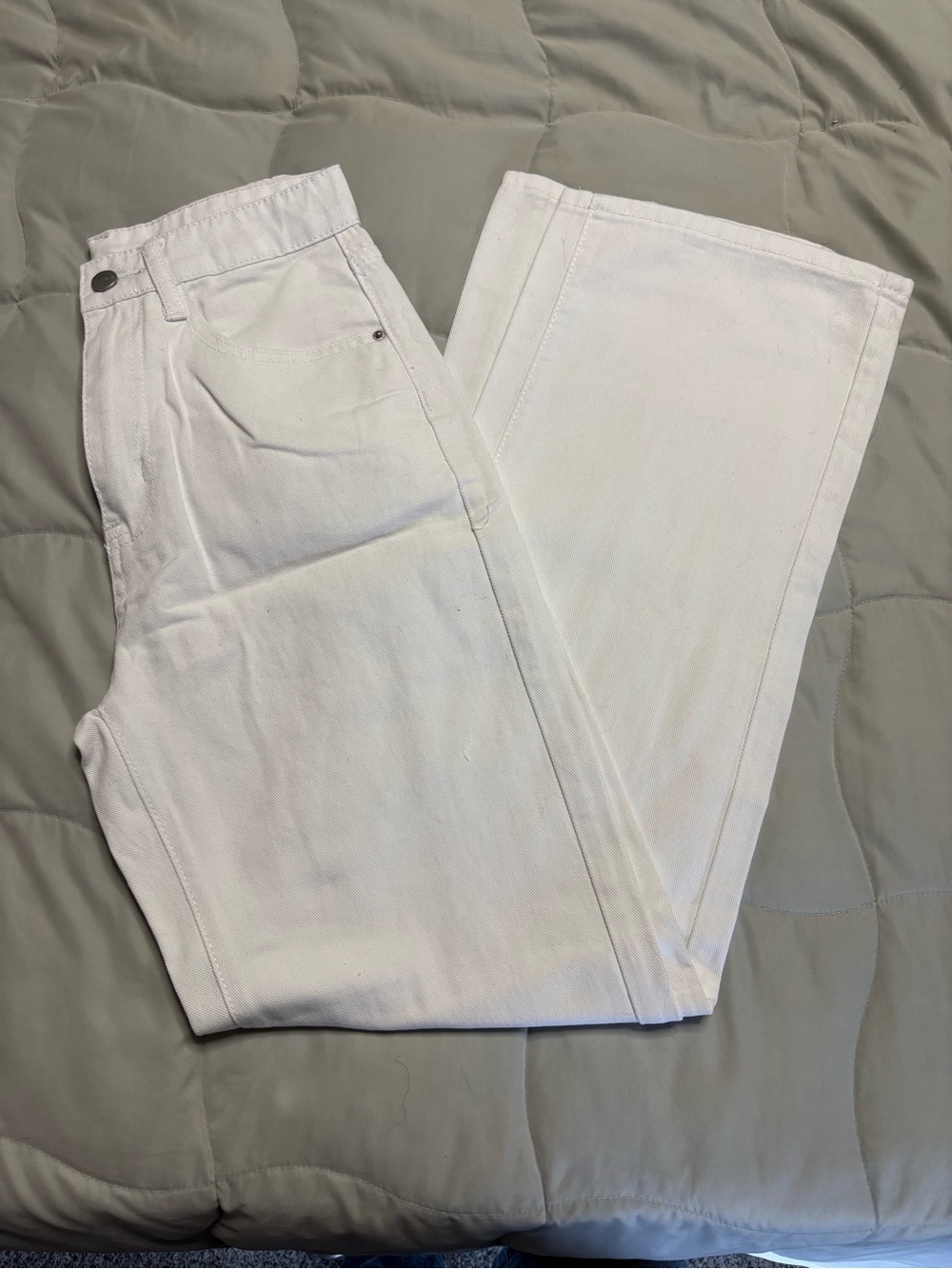 Women’s White High Waisted Jeans